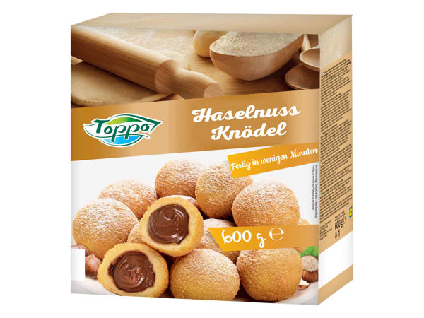 TOPPO Knödel mit Haselnusscreme