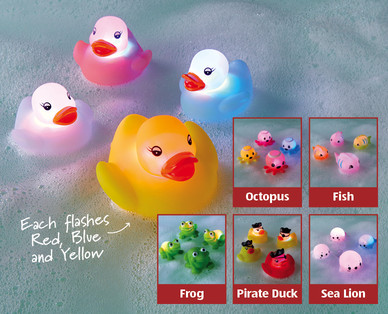 Flashing Bath Ducks