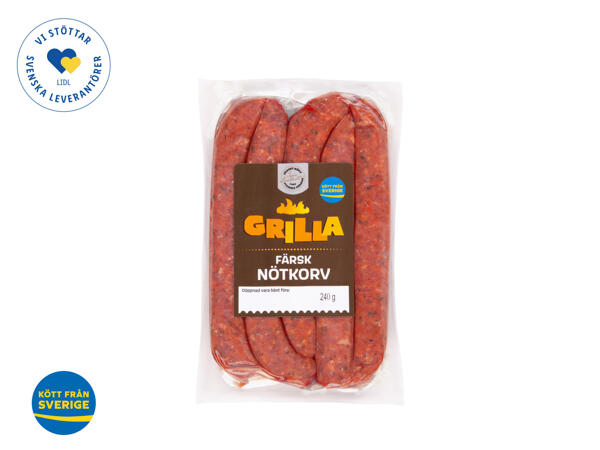 Nötfärskkorv