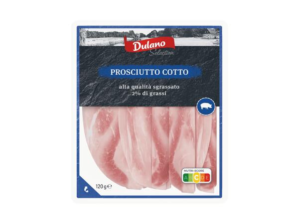 Prosciutto cotto con il 2% di grassi (azione valida solo in Ticino)