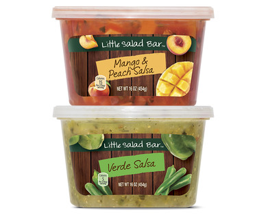 Little Salad Bar Mango & Peach or Verde Salsa