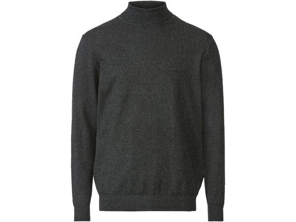 Men's roll neck jumper