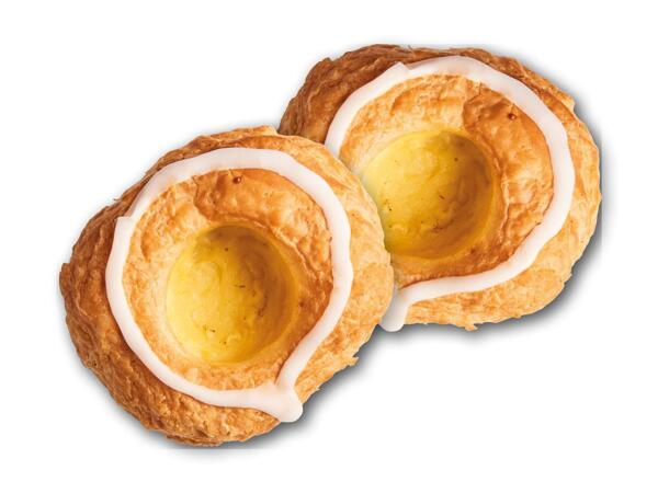 Spandauer eller donut med chokolade