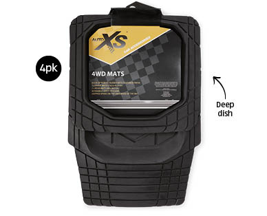 4WD Floor Mats 4pk