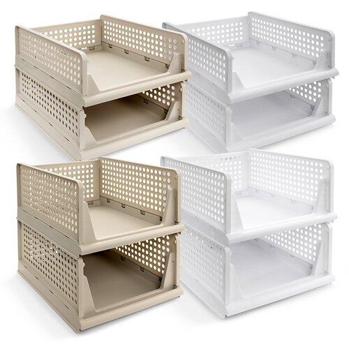 HOME CREATION Faltbare Aufbewahrungsboxen, Doppelpkg.