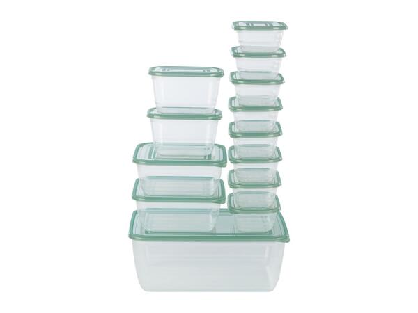Livarno Home Food Storage Container Set - Set of 13 - Green