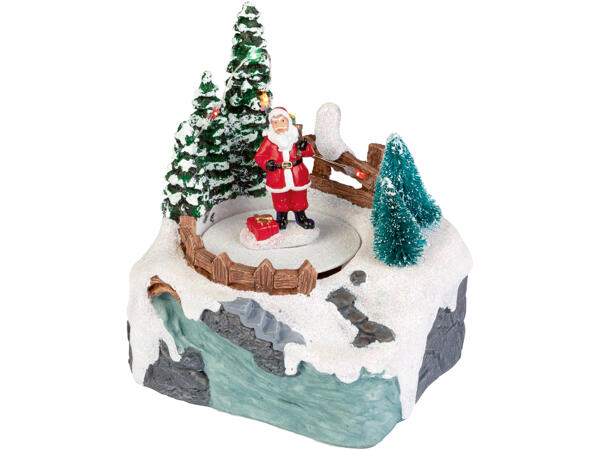 Animated Christmas Scene with LEDs