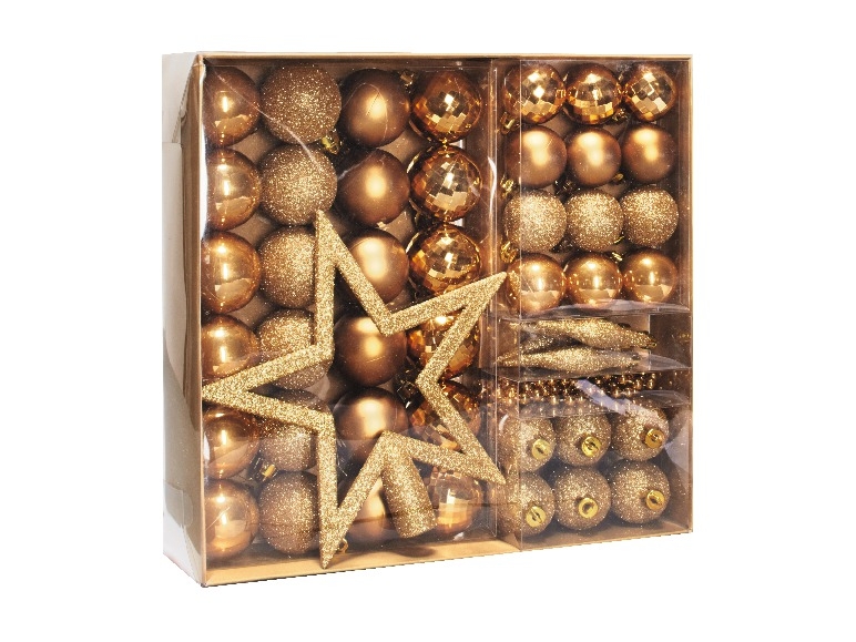 Christmas Tree Decorations, 50 pieces