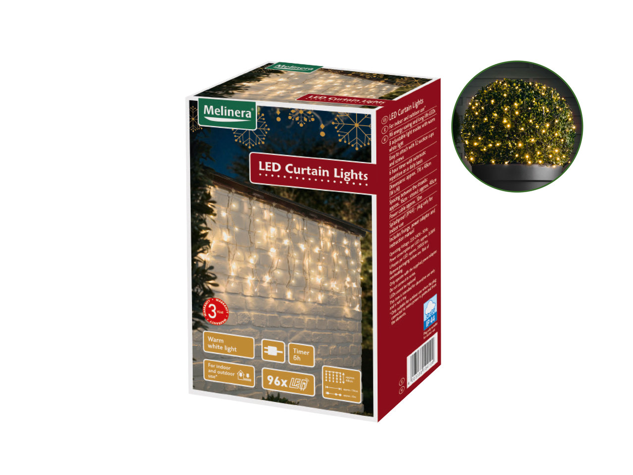 MELINERA LED Curtain Lights/ Net Lights