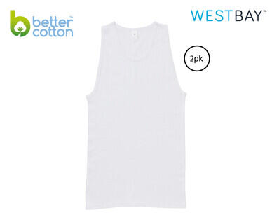 Singlet 2pk or Crew Neck Tee 2pk