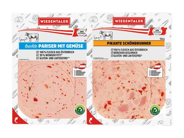 Pikante Schönbrunner oder Leichte Gemüse-Pariser