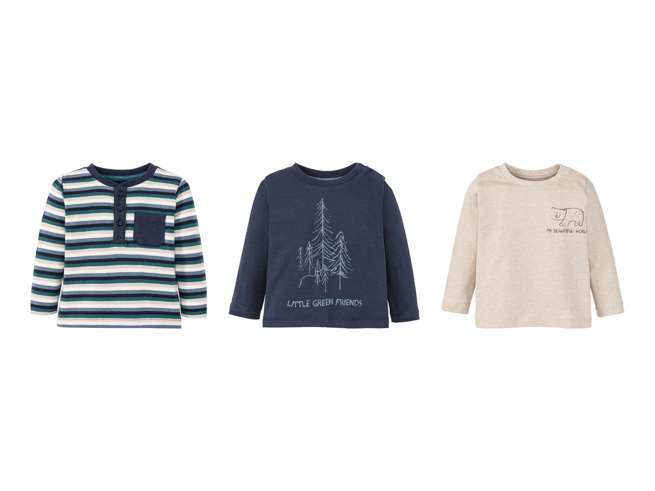 Tee-shirt à manches longues pour bébé1