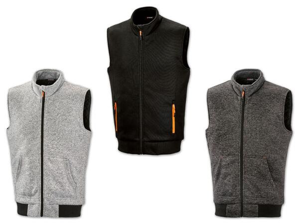 Herren Strickfleece-Weste