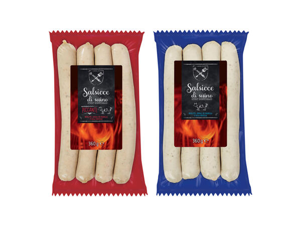 Boiled Pork Sausages
