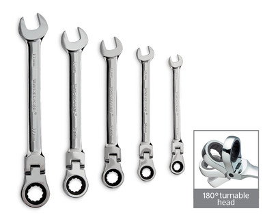 5 Piece Ratchet Wrench Set