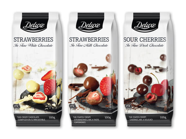 DELUXE Bær i chokolade