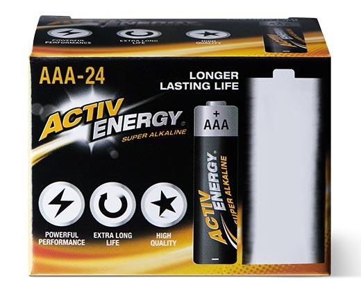 Activ Energy 
 24 Pack AA/AAA Batteries