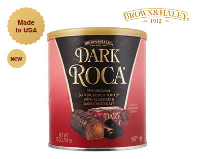 Brown & Haley Dark Chocolate Roca or Cashew Roca