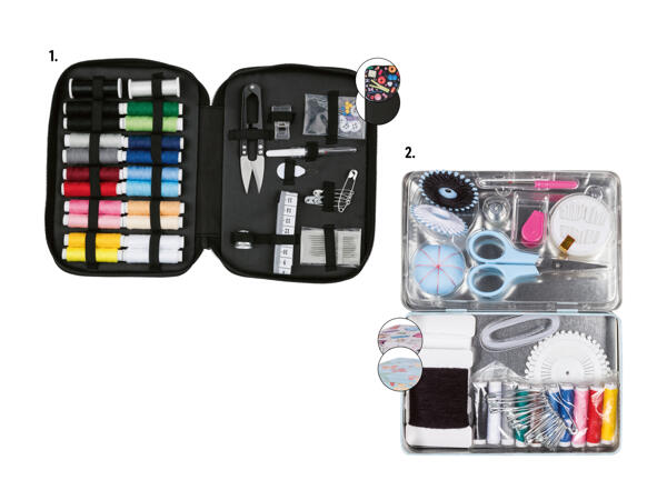 Trousse de couture de voyage, coffret d'accessoires de couture