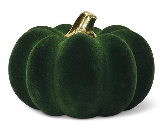Huntington Home Flocked Pumpkin