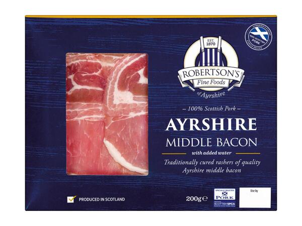 Robertson's Ayrshire Middle Bacon
