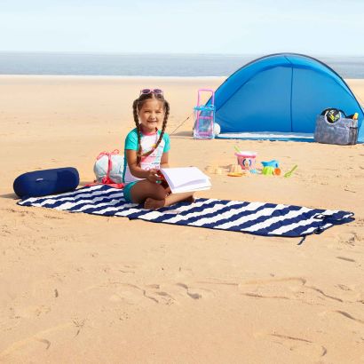 Matelas de plage avec coussin