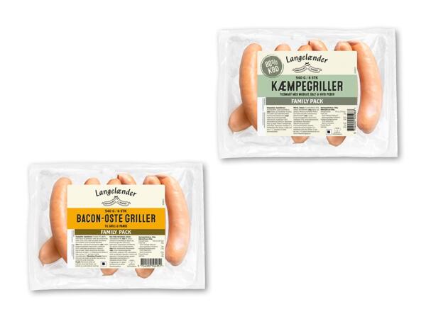 LANGELÆNDER Kæmpe- eller bacon-ostegriller