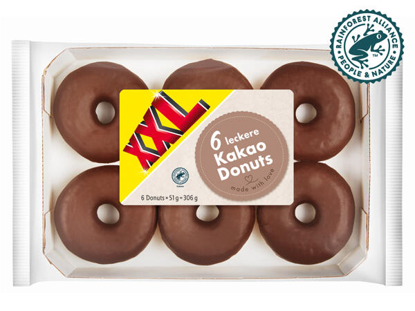 Schoko Donuts 6er