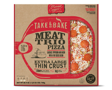 Mama Cozzi's Pizza Kitchen 16" Thin Crust Meat Trio Deli Pizza