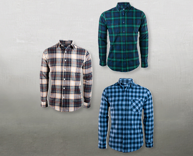 Chemise en flanelle pour hommes HANBURY