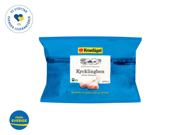 Kronfågel Kycklingben mörad