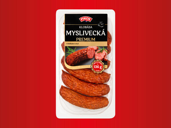 MYSLIVECKÁ KLOBÁSA