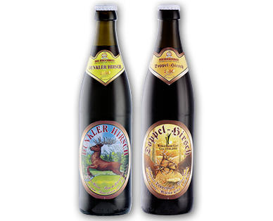 Spécialité de bière bavaroise DER HIRSCHBRÄU