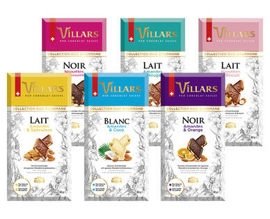 VILLARS 
 PLAQUES DE CHOCOLAT
