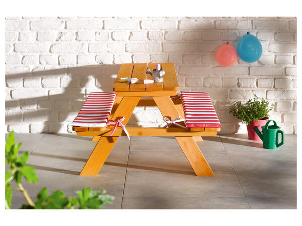 LIVARNO home Table de pique-nique et bancs en bois