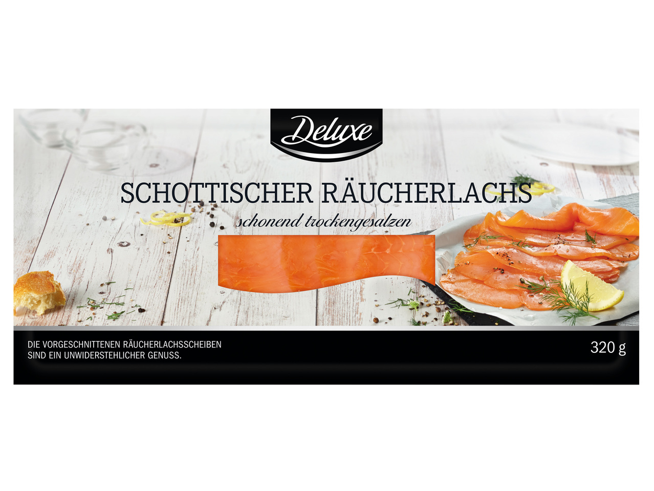 DELUXE Schottischer Räucherlachs