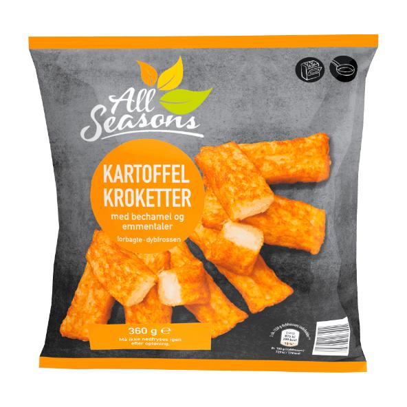 Kartoffelkroketter med fyld