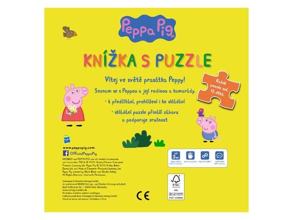 Dětská kniha s puzzle