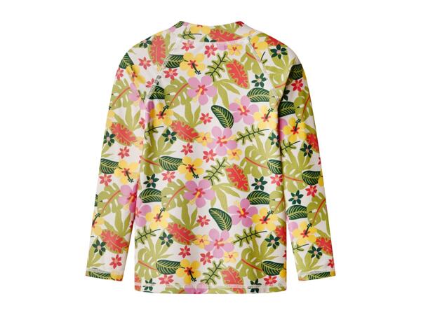 Younger Kids' UV Swim Set With Tropical Print - 2 Pieces