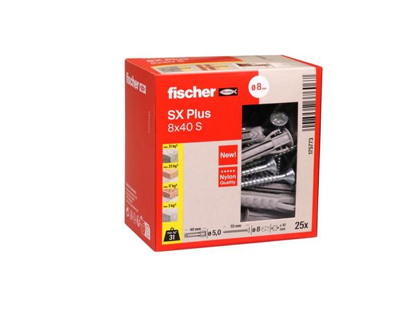 Screws and wall plugs set or plugs
