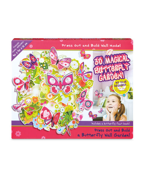3D Butterfly Wall-Garden Build Set