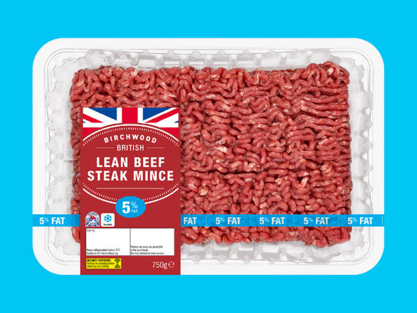 Beef Lean Steak Mince, 5% Fat