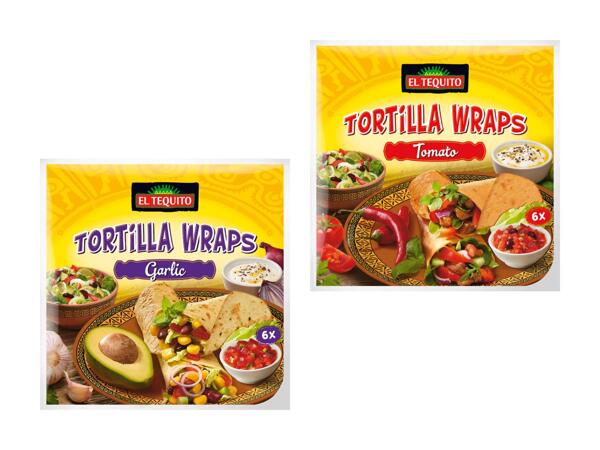 Wraps de tortilla