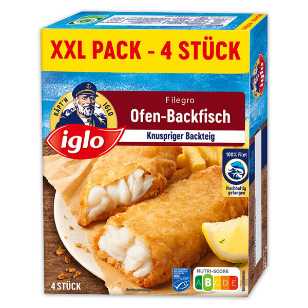 Backfisch-Stäbchen / Filegro XXL