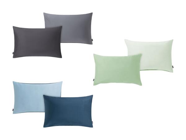 Housses d'oreiller en satin mako LOOKS by WJ, set de 2