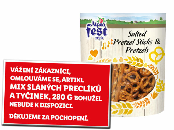 MIX SLANÝCH PRECLÍKŮ A TYČINEK