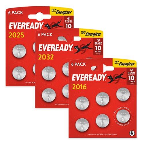 EVEREADY Knopfzellen Batterien