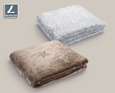 MY LIVING STYLE Premium-Decke XXL „Cashmere-Touch"
