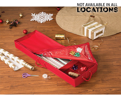 Easy Home Ornament or Gift Wrap Storage