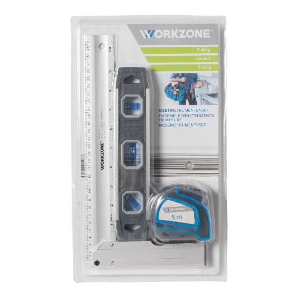 WORKZONE(R) 				Messinstrumente, 3 St.